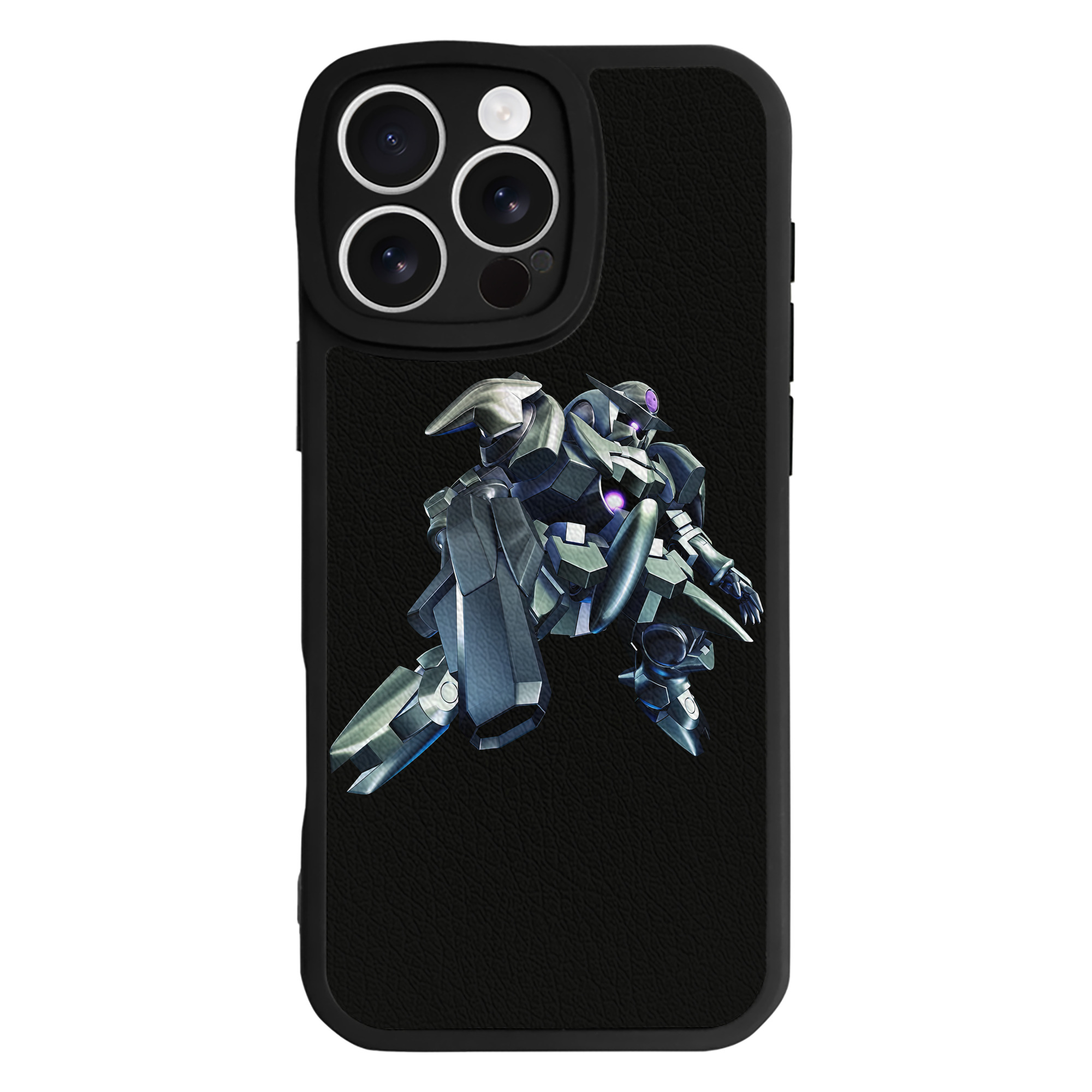 （画像用） 機動戦士ガンダム Mobile Suit Gundam 【iPhone 16シリーズ対応】シリコンスマホケース（レザー調） 材質：シリコン